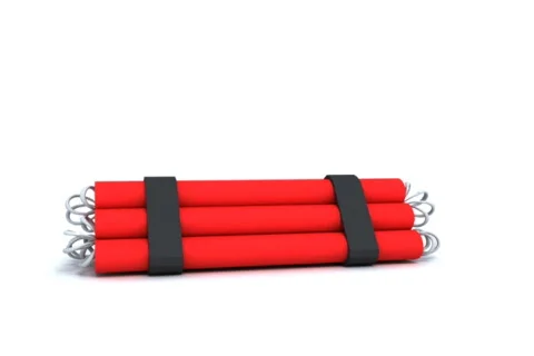 Sticks of dynamite animation Stock Footage 576676