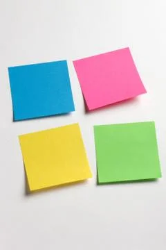 Sticky memo notes Stock Photos