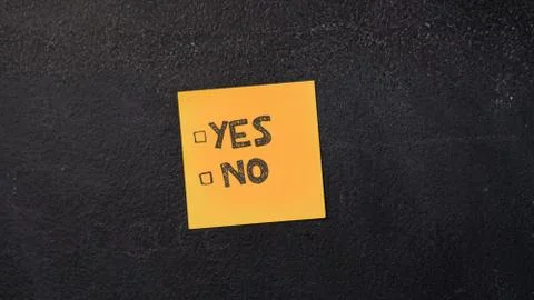 Sticky note on the blackboard Stock Photos