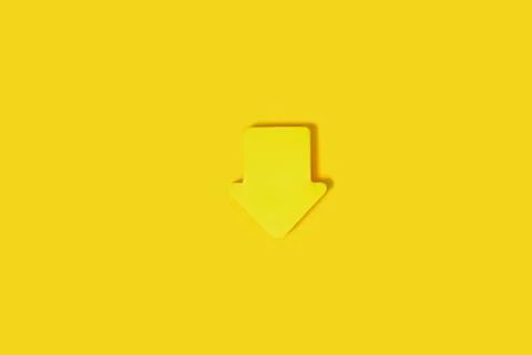 Sticky note block on a yellow surface Stock Photos