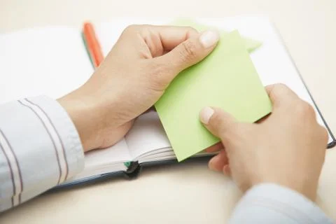 Sticky note with empty space Stock Photos