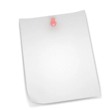 Sticky note Illustrazione stock