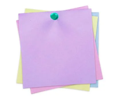 Sticky Note Stock Illustration