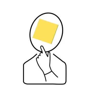 Sticky note Stock Illustration