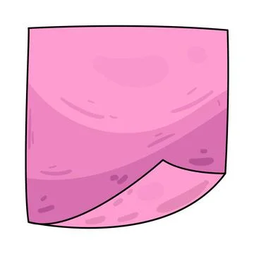 Sticky note illustration Stock Illustration