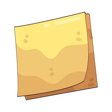 Sticky note illustration Stock Illustration