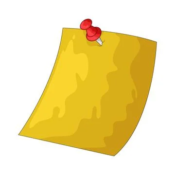 Sticky note illustration イラスト素材