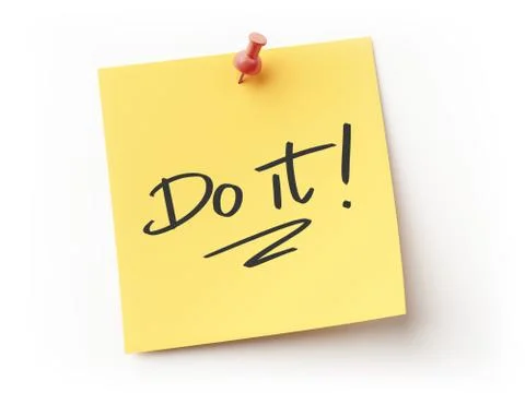 Sticky Note Message Illustrazione stock