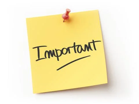 Sticky Note Message Illustrazione stock