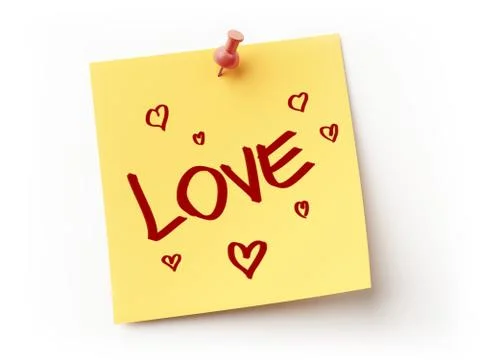 Sticky Note Message Stock Illustration