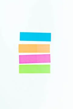 Sticky note, notepad, isolate on white background. 스톡 사진