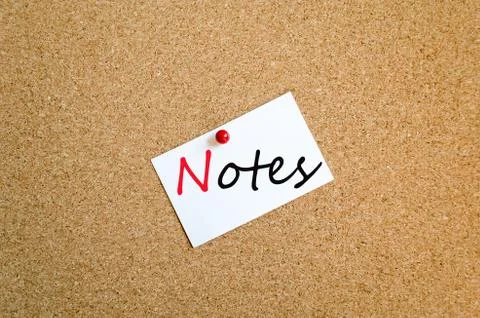 Sticky Note Notes Concept Stock Photos