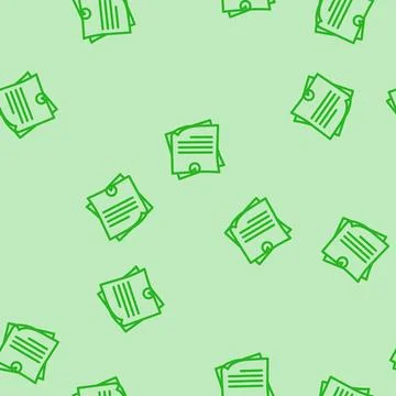 Sticky note pin list line vector seamless pattern Stock Illustration