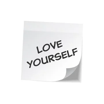Sticky note with text and shadow isolated on transparent background set. White Stock Illustration