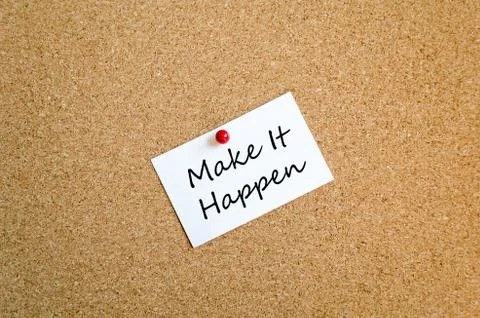 Sticky Note text concept Foto stock