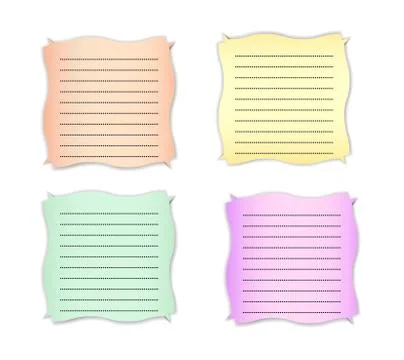 This is a sticky note use for note . vector for eps10. Stock Illustration