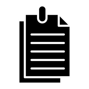 Sticky note Vector Icon Design Illustration Stock Illustration