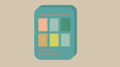 Sticky notes are used to remember important things Stock Illustration