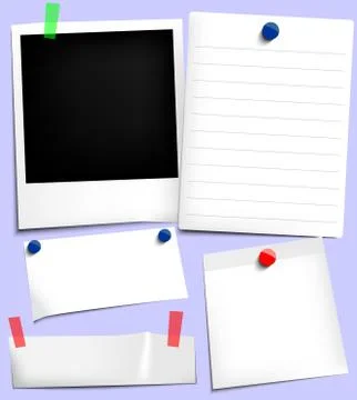 Sticky notes Stock Illustration