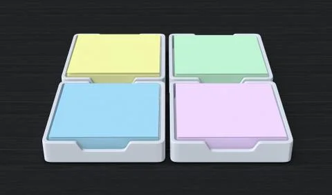 Sticky notes Illustrazione stock