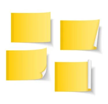 Sticky Notes Stock Illustration