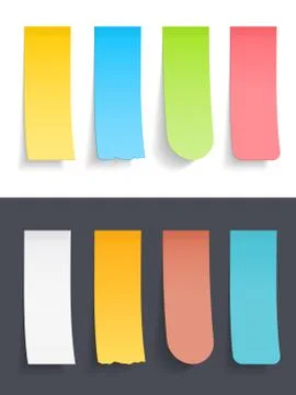 Sticky Notes Stock Illustration