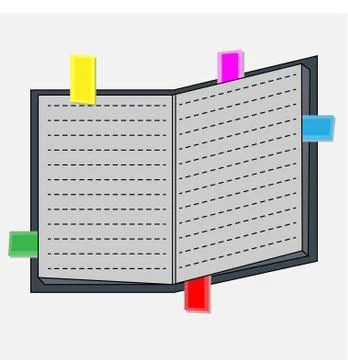 Sticky notes Stock Illustration