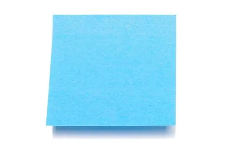 Sticky notes isolated on the white background Foto stock