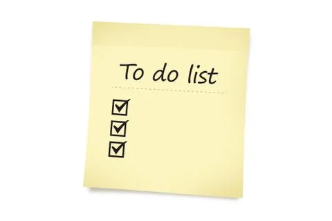 Sticky Notes Stock Photos