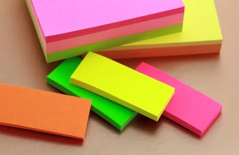 Sticky notes Foto stock