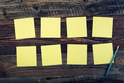 Sticky notes. Stock Photos