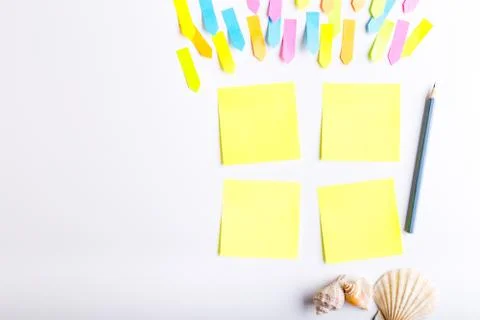 Sticky notes. Stock Photos