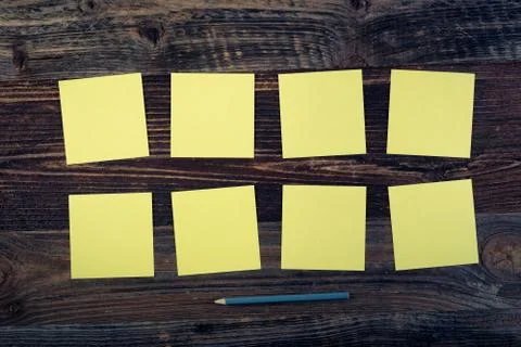 Sticky notes. Stock Photos
