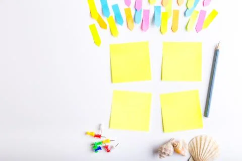 Sticky notes. Foto stock