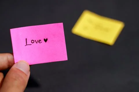 Sticky notes Stock Photos