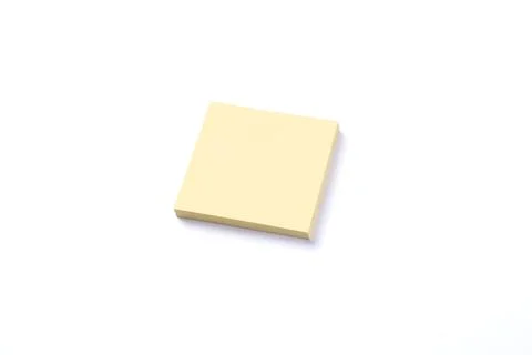 Sticky notes on whitebackground Stock Photos