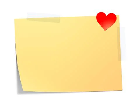 Sticky paper Stock Illustration