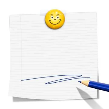 Sticky paper Stock Illustration