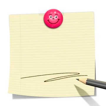 Sticky paper Stock Illustration