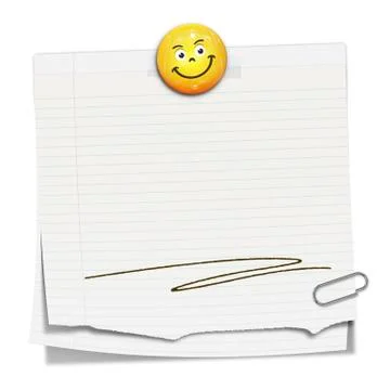 Sticky paper Stock Illustration