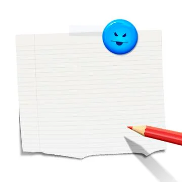 Sticky paper Stock Illustration