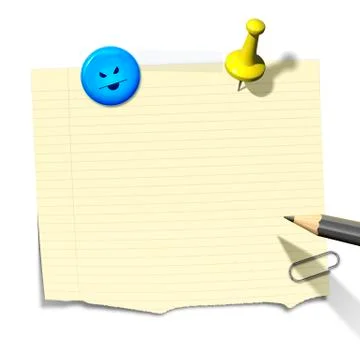 Sticky paper Stock Illustration