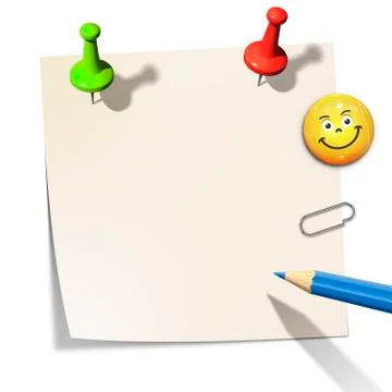 Sticky paper Stock Illustration