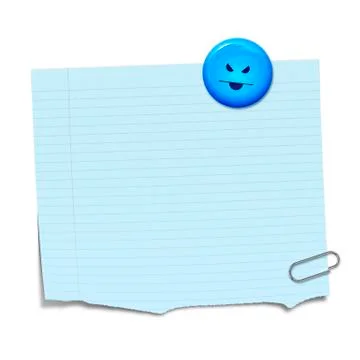 Sticky paper Stock Illustration