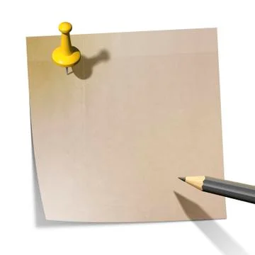 Sticky paper Stock Illustration
