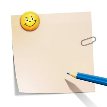 Sticky paper Stock Illustration