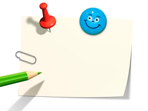 Sticky paper Stock Illustration