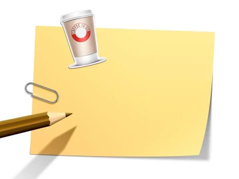 Sticky paper Stock Illustration
