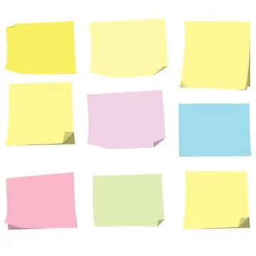 107,395 Sticky Note Isolated Images, Stock Photos, 3D objects, & Vectors