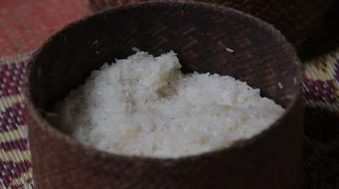 Sticky Rice Stock Footage 40071708